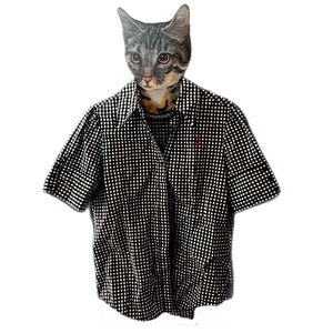 Cruel Girl Brand Gingham Short Sleeve Button Up